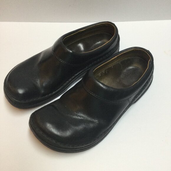 Birkenstock Black Leather Clogs Mules Slip On Mens Shoes Size 46 US 13 Germany main image 10